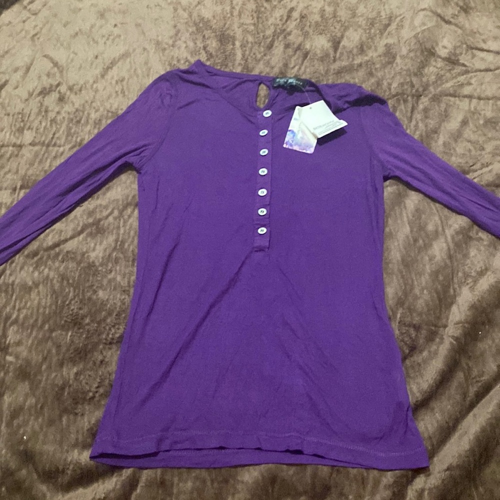 Cute purple long sleeve t-shirt